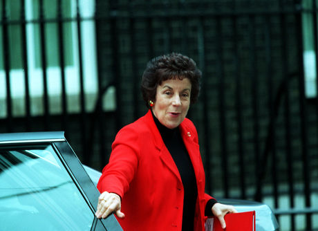 Secretary Of State For Education Gillian Shepherd Now Baroness Shephard Of Northwold Arriving For Cabinet Meeting.