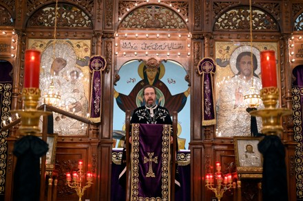 Lebanese Father Elias Farah Leads Maundy Editorial Stock Photo - Stock ...