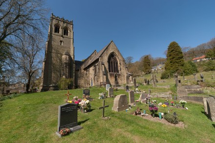 Last of the Summer Wine actors buried next to each other, Holmfirth, UK - 21 Apr 2020