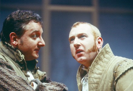 'Rosencrantz and Guildenstern are Dead' Play performed in the Lyttelton Theatre, National Theatre, London, UK 1995 - 23 Apr 2020
