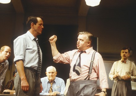 'Twelve Angry Men' Play performed at the Comedy Theatre, London, UK 1996 - 23 Apr 2020