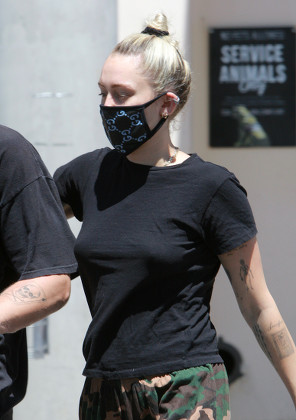 Miley Cyrus and Cody Simpson out and about, Los Angeles, USA - 23 Apr 2020
