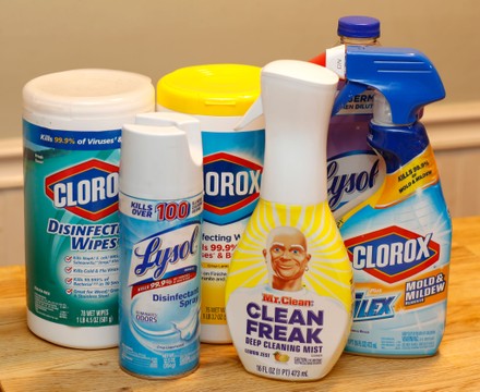 Disinfecting Cleaners Lysol Clorox Mr Clean Editorial Stock Photo ...