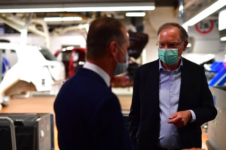 Volkswagen resumes automobile production at Wolfsburg Plant during the coronavirus Covid-19 crisis, Germany - 27 Apr 2020