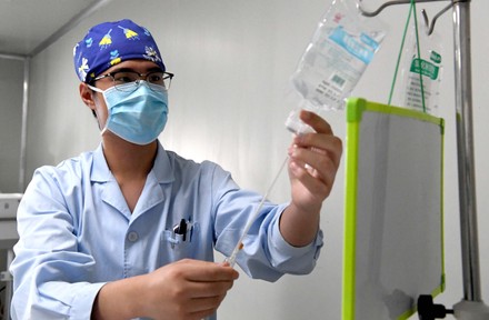 China Henan Zhengzhou Unwed Nurse Couple - 26 Apr 2020