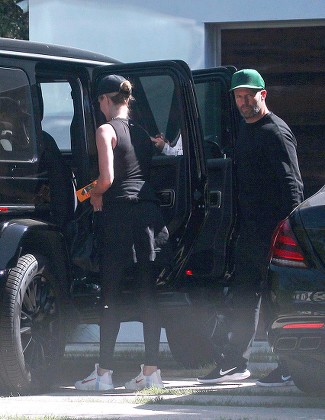 Jason Statham and Rosie Huntington-Whiteley out and about, Los Angeles, USA - 04 May 2020