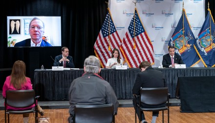 Governor Andrew Cuomo holds media briefing, Manhasset, New York, United States - 06 May 2020