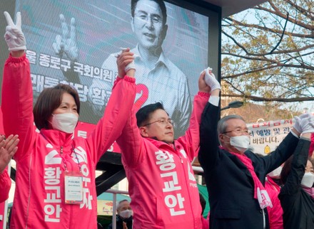 South Korea's 2020 general election campaign, Seoul - 07 May 2020