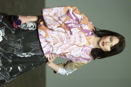 London Fashion Week - Singer Sophie Ellis Bexter On The Catwalk For The Fashion East Show.