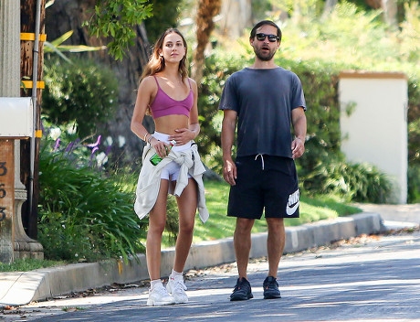 Tobey Maguire and Tatiana Dieteman out and about, Los Angeles, USA - 10 May 2020