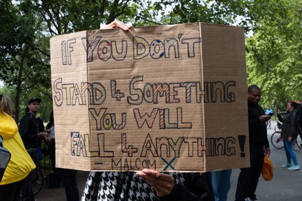 The UK Freedom Movement rally against coronavirus lockdown, London, UK ...