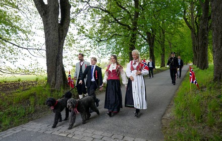Constitution Day celebrations in Norway, Asker - 17 May 2020