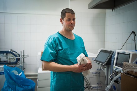 Medical workers in Budapest, Hungary - 04 May 2020