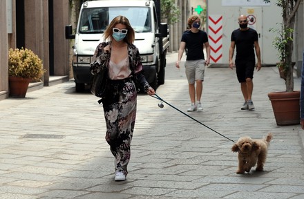 Elena Barolo out and about, Milan, Italy - 23 May 2020