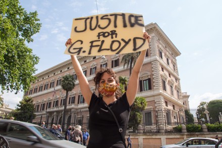 Justice for George Floyd in Rome, Roma, Italy - 29 May 2020
