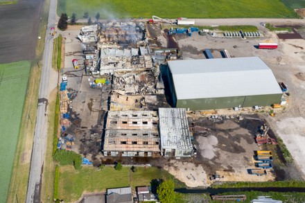 Fire Still Smouldering Corkers Crisp Factory Editorial Stock Photo ...