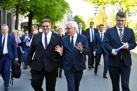 Foreign ministers of Estonia, Poland, Latvia and Lituania meet in Tallin - 02 Jun 2020