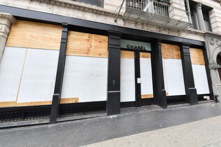 Boarded Chanel Store Soho Nyc That Editorial Stock Photo - Stock Image |  Shutterstock