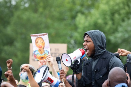Black Lives Matter demonstration in Hyde Park, London, UK - 03 Jun 2020