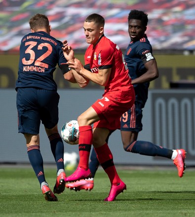 Florian Wirtz Leverkusen Challenged By Alphonso Editorial Stock Photo ...