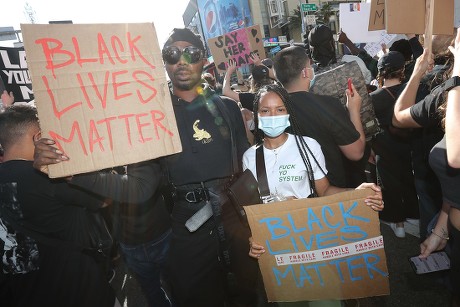 Black Lives Matter protests, Los Angeles, USA - 07 Jun 2020