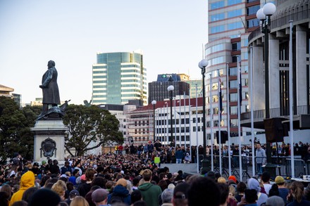 Black Lives Matter protest, Wellington, New Zealand - 14 Jun 2020
