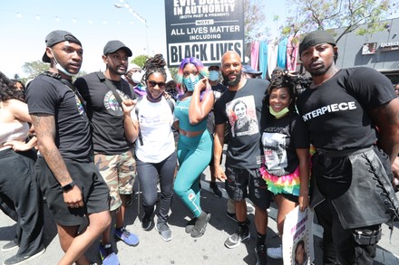 Black Lives Matter protests, Los Angeles, USA - 14 Jun 2020