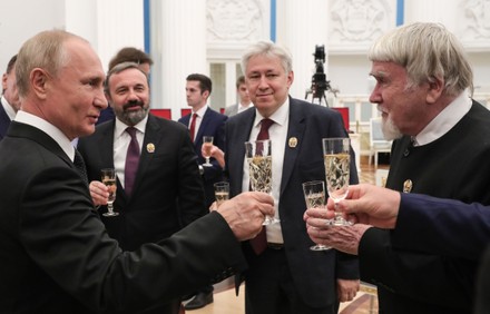 Awards ceremony in the Kremlin in Moscow, Russian Federation - 24 Jun 2020