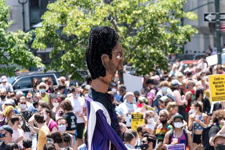 NY: Queer Liberation march and rally, New York, United States - 28 Jun 2020