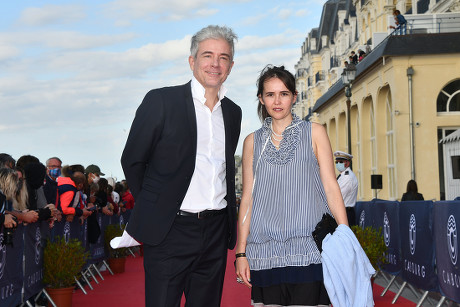 Noemie Merlant and Artur Vasile attending the 34th Cabourg Film