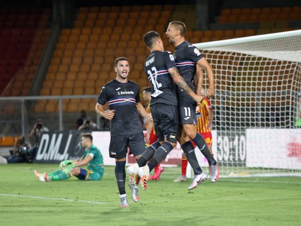 US Lecce Vs Sampdoria Genoa, Italy - 01 Jul 2020 Stock Pictures ...