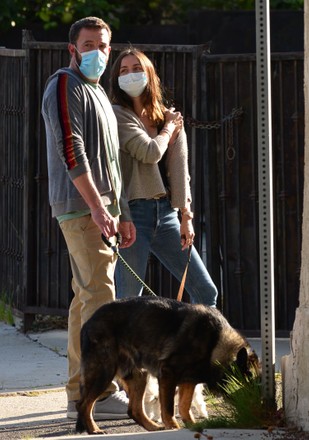 Ben Affleck Ana De Armas Walking Editorial Stock Photo - Stock Image