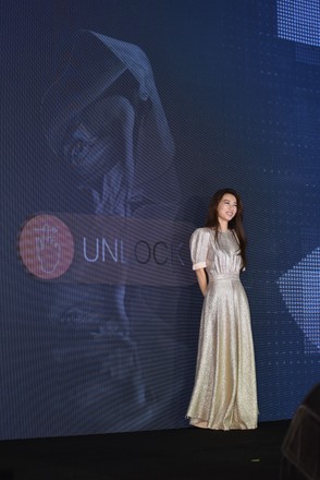 Hebe Tien attends a press conference in Taipei, Taiwan - 01 Jul 2020