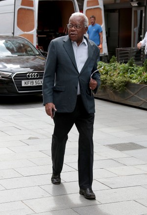Sir Trevor McDonald out and about, London, UK - 01 Jul 2020