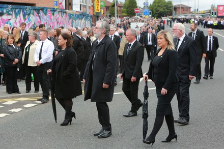 Funeral of former IRA figure Bobby Storey takes place in west Belfast, Northren Ireland, UK - 30 Jun 2020