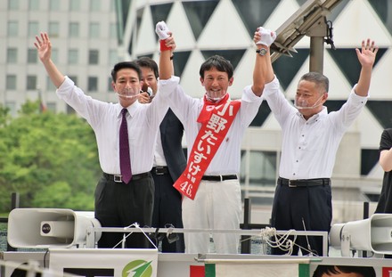 Tokyo gubernatorial election campaign, Tokyo, Japan - 03 Jul 2020