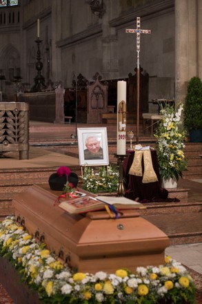 Burial of Georg Ratzinger, Regensburg, Germany - 08 Jul 2020