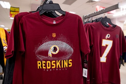 Washington Redskins Merchandise Sale Store Arlington Editorial Stock Photo  - Stock Image