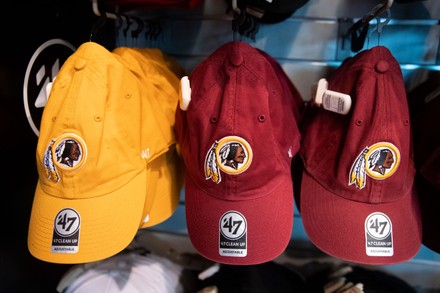 Washington Redskins Merchandise Sale Store Arlington Foto de stock