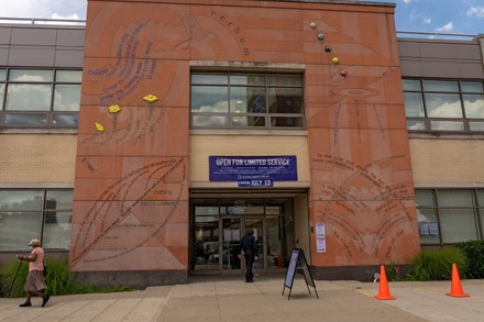 Exterior View Queens Public Library Branch Editorial Stock Photo   Shutterstock 10710830a 