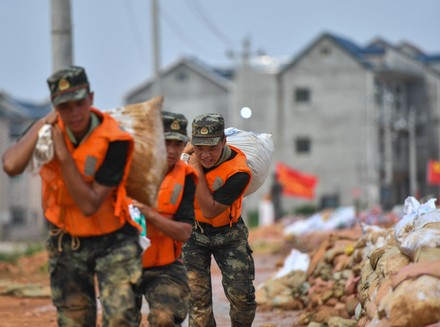 China Jiangxi Flood Control Armed Police Force - 13 Jul 2020