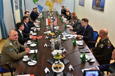 Talks on military cooperation between Poland and the United States, Warsaw - 14 Jul 2020