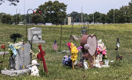 Items Placed Around Grave Marker Durham Editorial Stock Photo - Stock ...