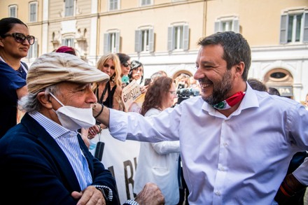 Sit in to request the release of Chico Forti from the American authorities, Rome, Italy - 16 Jul 2020