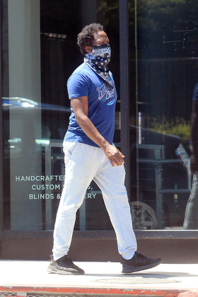Harold Perrineau out and about, Los Angeles, USA - 16 Jul 2020