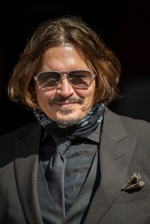Johnny Depp attends his libel trial in London, UK - 22 Jul 2020
