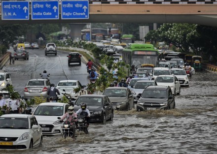 Heavy Rains Cause Waterlogging In Delhi, New Delhi, India - 22 Jul 2020 ...