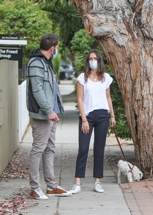 Ben Affleck His Girlfriend Ana De Editorial Stock Photo - Stock Image