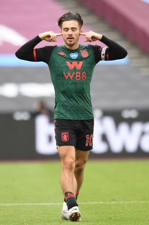 Jack Grealish of Aston Villa during the Premier League match at