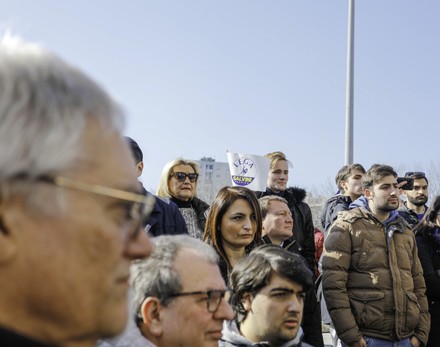Salvini's Party in Scampia, Naples, Italy - 08 Feb 2020
